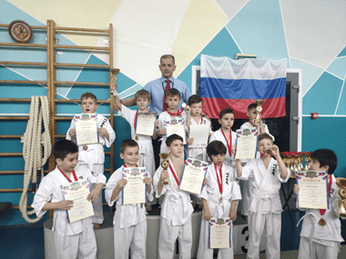 Поздравляем победителей  открытого первенства Санкт-Петербурга по Эншин каратэ для детей начального уровня подготовки