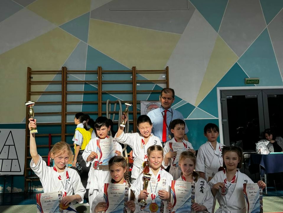 Результаты Первенства Московского района по Эншин каратэ для детей